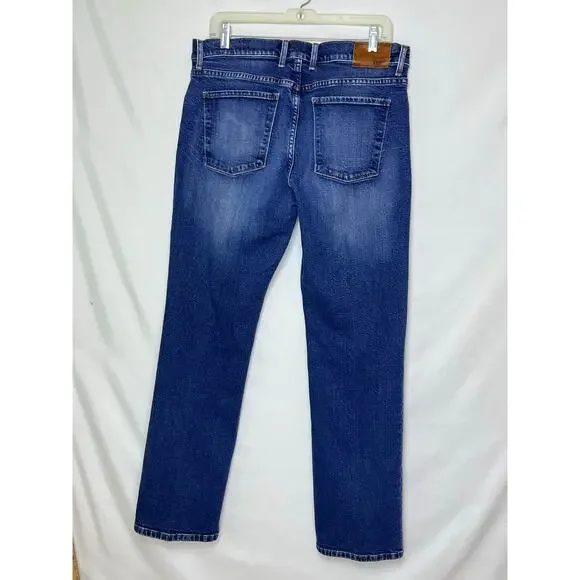 Mott & Bow Men’s Blue 5 Pocket Denim Jeans Slim Fit Premium Stretch Casual Pants - Picture 2 of 5